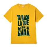 Adult Unisex Tops Exclusive Design Bad Bunny Yo Hago Lo Que Me Da La Gana Slogan T-shirts And Hoodies