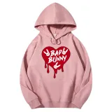 Adult Unisex Tops Exclusive Design Bad Bunny Heart T-shirts And Hoodies