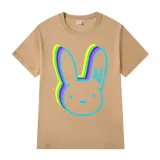 Adult Unisex Tops Exclusive Design Colorful Bad Bunny T-shirts And Hoodies