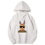 Adult Unisex Tops Exclusive Design Bad Bunny Man With Rabbit Ears T-shirts And Hoodies