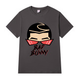 Adult Unisex Tops Exclusive Design Bad Bunny With Sunglasses T-shirts And Hoodies