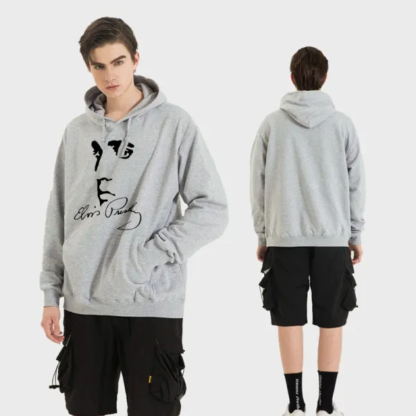 Adult Unisex Tops Exclusive Design Rocker Elvis T-shirts And Hoodies