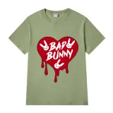 Adult Unisex Tops Exclusive Design Bad Bunny Heart T-shirts And Hoodies