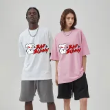 Adult Unisex Tops Exclusive Design Bad Bunny Cartoon Rabbit T-shirts And Hoodies