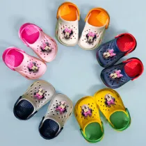 Toddler Kids Summer Slipper Cartoon Bowknot Mouse Clog Slipper