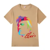 Adult Unisex Tops Exclusive Design Rainbow Rocker Elvis T-shirts And Hoodies