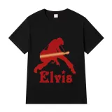 Adult Unisex Tops Exclusive Design Rocker Elvis Guitar T-shirts And Hoodies