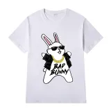 Adult Unisex Tops Exclusive Design Cartoon Bad Cool Bunny Rapper T-shirts And Hoodies