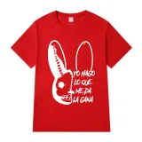 Adult Unisex Tops Exclusive Design Bad Bunny Yo Hago Lo Que Me Da La Gana Rabbit T-shirts And Hoodies