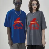 Adult Unisex Tops Exclusive Design Rocker Elvis Guitar T-shirts And Hoodies