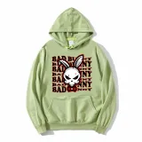 Adult Unisex Tops Exclusive Design Bad Bunny Horror Rabbit T-shirts And Hoodies