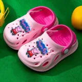 Toddler Kids Summer Slipper Cartoon Piggy Clog Slipper