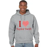 Adult Unisex Tops Exclusive Design I Love Taylor Swift T-shirts And Hoodies