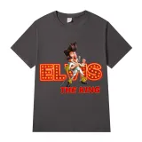 Adult Unisex Tops Exclusive Design Rocker Elvis The King T-shirts And Hoodies