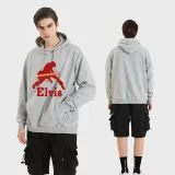 Adult Unisex Tops Exclusive Design Rocker Elvis Guitar T-shirts And Hoodies