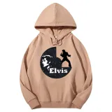 Adult Unisex Tops Exclusive Design Rocker Elvis T-shirts And Hoodies