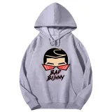 Adult Unisex Tops Exclusive Design Bad Bunny With Sunglasses T-shirts And Hoodies