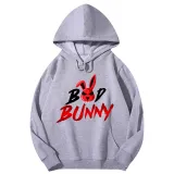 Adult Unisex Tops Exclusive Design Bad Bunny Rabbit Slogan T-shirts And Hoodies
