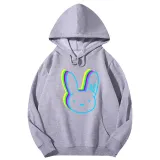 Adult Unisex Tops Exclusive Design Colorful Bad Bunny T-shirts And Hoodies