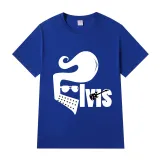 Adult Unisex Tops Exclusive Design Cartoon Cool Rocker Elvis T-shirts And Hoodies