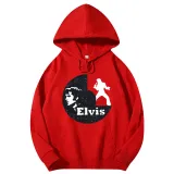 Adult Unisex Tops Exclusive Design Rocker Elvis T-shirts And Hoodies