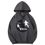 Adult Unisex Tops Exclusive Design Rocker Elvis T-shirts And Hoodies