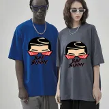 Adult Unisex Tops Exclusive Design Bad Bunny With Sunglasses T-shirts And Hoodies