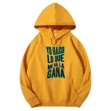 Adult Unisex Tops Exclusive Design Bad Bunny Yo Hago Lo Que Me Da La Gana Slogan T-shirts And Hoodies