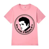 Adult Unisex Tops Exclusive Design Rocker Elvis Round Slogan T-shirts And Hoodies