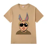 Adult Unisex Tops Exclusive Design Bad Bunny Man With Rabbit Ears T-shirts And Hoodies