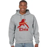 Adult Unisex Tops Exclusive Design Rocker Elvis Guitar T-shirts And Hoodies