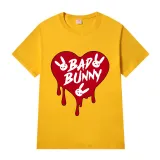 Adult Unisex Tops Exclusive Design Bad Bunny Heart T-shirts And Hoodies