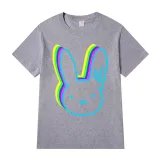 Adult Unisex Tops Exclusive Design Colorful Bad Bunny T-shirts And Hoodies