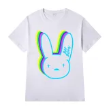Adult Unisex Tops Exclusive Design Colorful Bad Bunny T-shirts And Hoodies