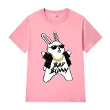 Adult Unisex Tops Exclusive Design Cartoon Bad Cool Bunny Rapper T-shirts And Hoodies
