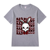 Adult Unisex Tops Exclusive Design Bad Bunny Horror Rabbit T-shirts And Hoodies