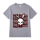 Adult Unisex Tops Exclusive Design Bad Bunny Horror Rabbit T-shirts And Hoodies