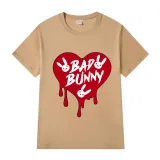 Adult Unisex Tops Exclusive Design Bad Bunny Heart T-shirts And Hoodies