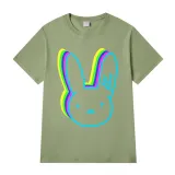 Adult Unisex Tops Exclusive Design Colorful Bad Bunny T-shirts And Hoodies