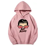 Adult Unisex Tops Exclusive Design Bad Bunny With Sunglasses T-shirts And Hoodies