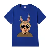 Adult Unisex Tops Exclusive Design Bad Bunny Man With Rabbit Ears T-shirts And Hoodies