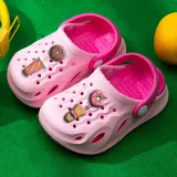 Toddler Kids Summer Slipper Cartoon Doughnuts Clog Slipper