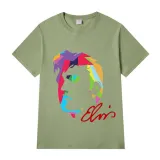 Adult Unisex Tops Exclusive Design Rainbow Rocker Elvis T-shirts And Hoodies