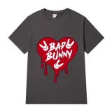 Adult Unisex Tops Exclusive Design Bad Bunny Heart T-shirts And Hoodies