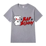 Adult Unisex Tops Exclusive Design Bad Bunny Cartoon Rabbit T-shirts And Hoodies