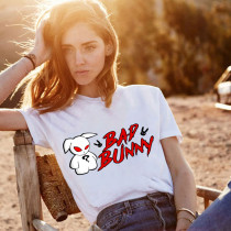 Adult Unisex Tops Exclusive Design Bad Bunny Cartoon Rabbit T-shirts And Hoodies