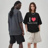 Adult Unisex Tops Exclusive Design I Love Taylor Swift T-shirts And Hoodies