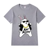 Adult Unisex Tops Exclusive Design Cartoon Bad Cool Bunny Rapper T-shirts And Hoodies