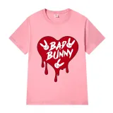 Adult Unisex Tops Exclusive Design Bad Bunny Heart T-shirts And Hoodies