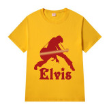 Adult Unisex Tops Exclusive Design Rocker Elvis Guitar T-shirts And Hoodies